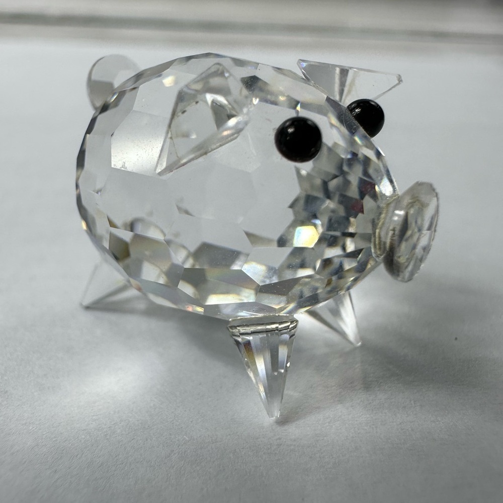 Crystal Swarovski Original Faceted Figure Of Pig Mint condition 1/2” - Picture 1 of 7